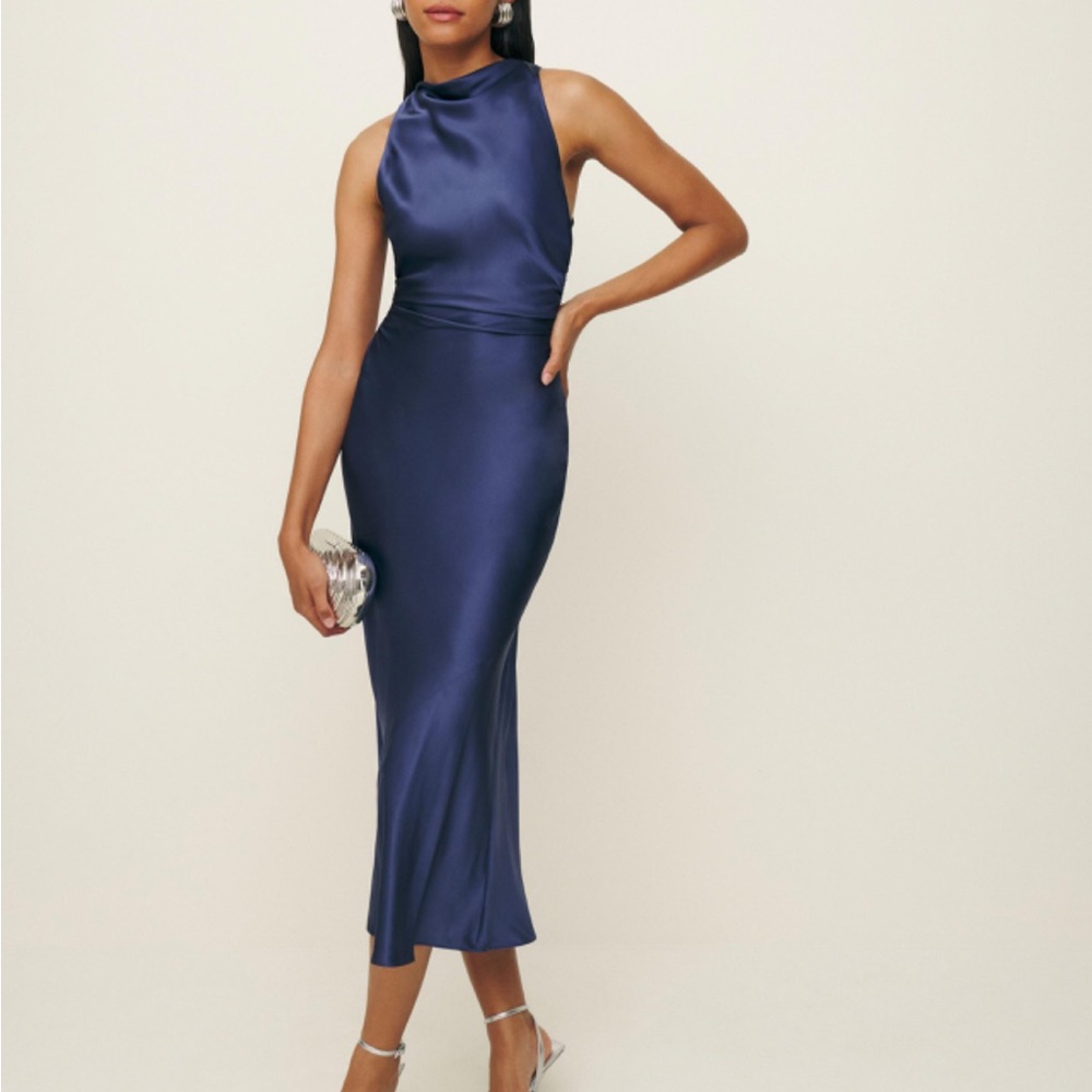 Reformation Casette Silk Dress - Size 2